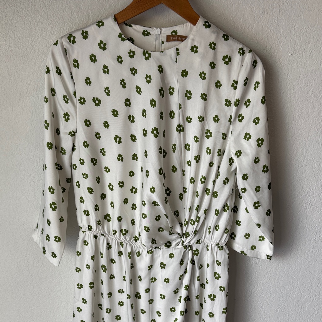 Satin Feel Floral Dress